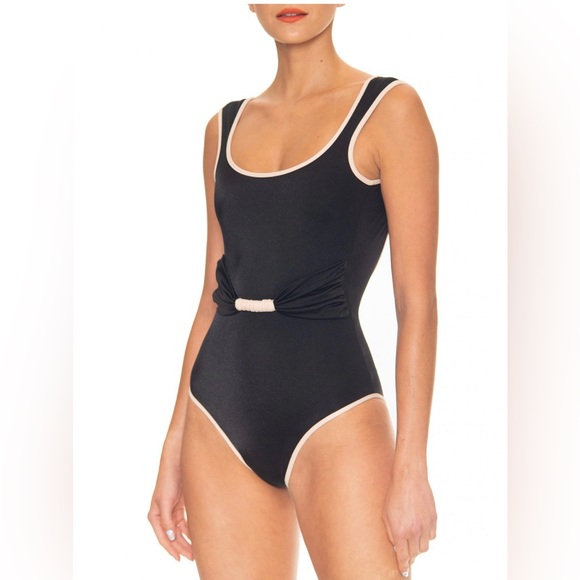 AZULU ONE PIECE BLACK SWIMSUIT NWT - Picture 2 of 8